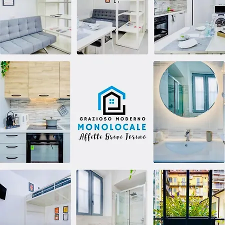 Apartament San Donato - Grazioso Moderno Monolocale - 600 M Metro Principi D'acaja