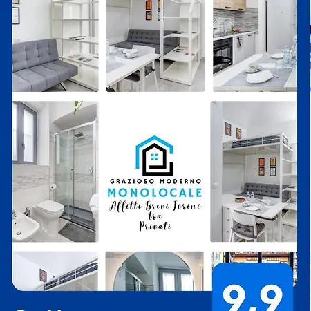 San Donato - Grazioso Moderno Monolocale - 600 M Metro Principi D'acaja * Turin
